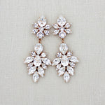 Crystal Bridal Statement earrings - JESSICA - Treasures by Agnes