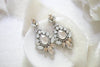 Crystal Chandelier Wedding earrings - BEVERLY - Treasures by Agnes