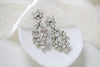 Crystal cluster Bridal earrings - ELLA - Treasures by Agnes