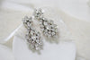 Crystal cluster Bridal earrings - ELLA - Treasures by Agnes