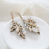 Crystal dangle Bridal earrings - EMERY - Treasures by Agnes