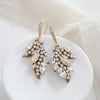 Crystal dangle Bridal earrings - EMERY - Treasures by Agnes