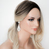 Crystal statement chandelier earrings for bride - STELLA - Treasures by Agnes