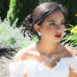 Crystal stud bridal earrings - ATHENA - Treasures by Agnes