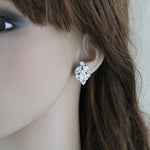 Crystal vintage style stud Bridal earrings - MELODY - Treasures by Agnes