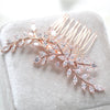 Crystal Wedding hair comb - LANA - Treasures by Agnes