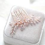 Crystal Wedding hair comb - LANA - Treasures by Agnes