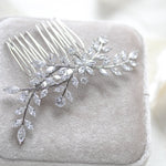 Crystal Wedding hair comb - LANA - Treasures by Agnes