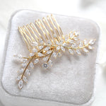 Crystal Wedding hair comb - LANA - Treasures by Agnes