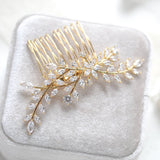 Crystal Wedding hair comb - LANA - Treasures by Agnes