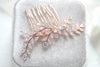 Crystal Wedding hair comb - LANA - Treasures by Agnes