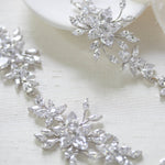 Cubic Zirconia Wedding headpiece - LILY - Treasures by Agnes