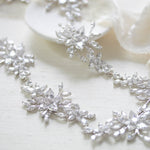 Cubic Zirconia Wedding headpiece - LILY - Treasures by Agnes