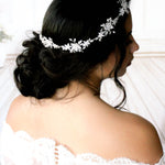 Cubic Zirconia Wedding headpiece - LILY - Treasures by Agnes