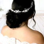 Cubic Zirconia Wedding headpiece - LILY - Treasures by Agnes