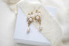 CZ drop wedding earrings Chandelier Bridal earrings - MIA - Treasures by Agnes