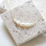 Delicate freshwater pearl necklace - DEMI - Treasures by Agnes