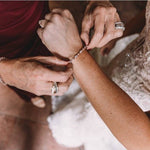 Delicate Rose gold tennis bracelet with marquise stones - LIV - Treasures by Agnes