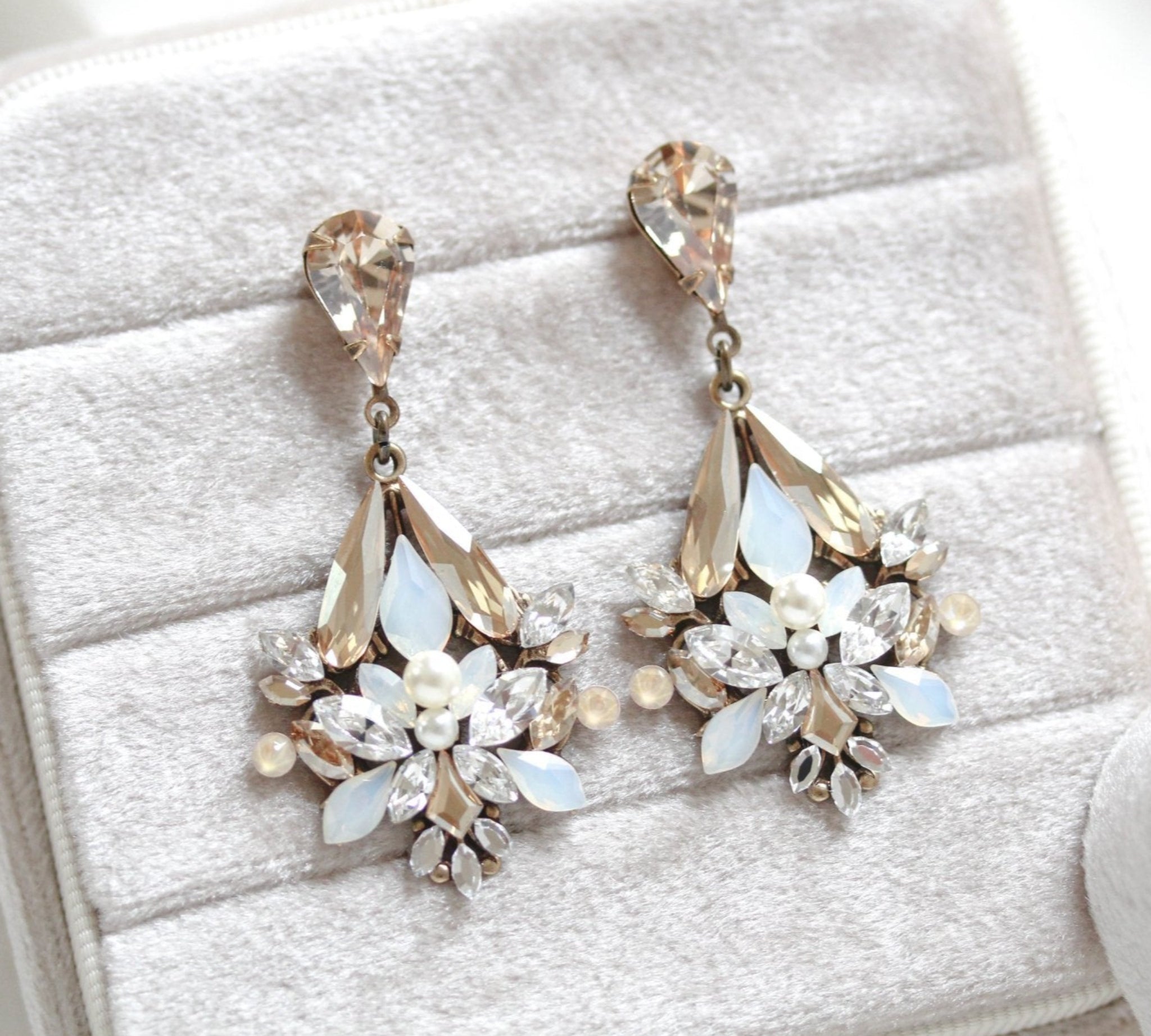 EDEN Crystal bridal earrings
