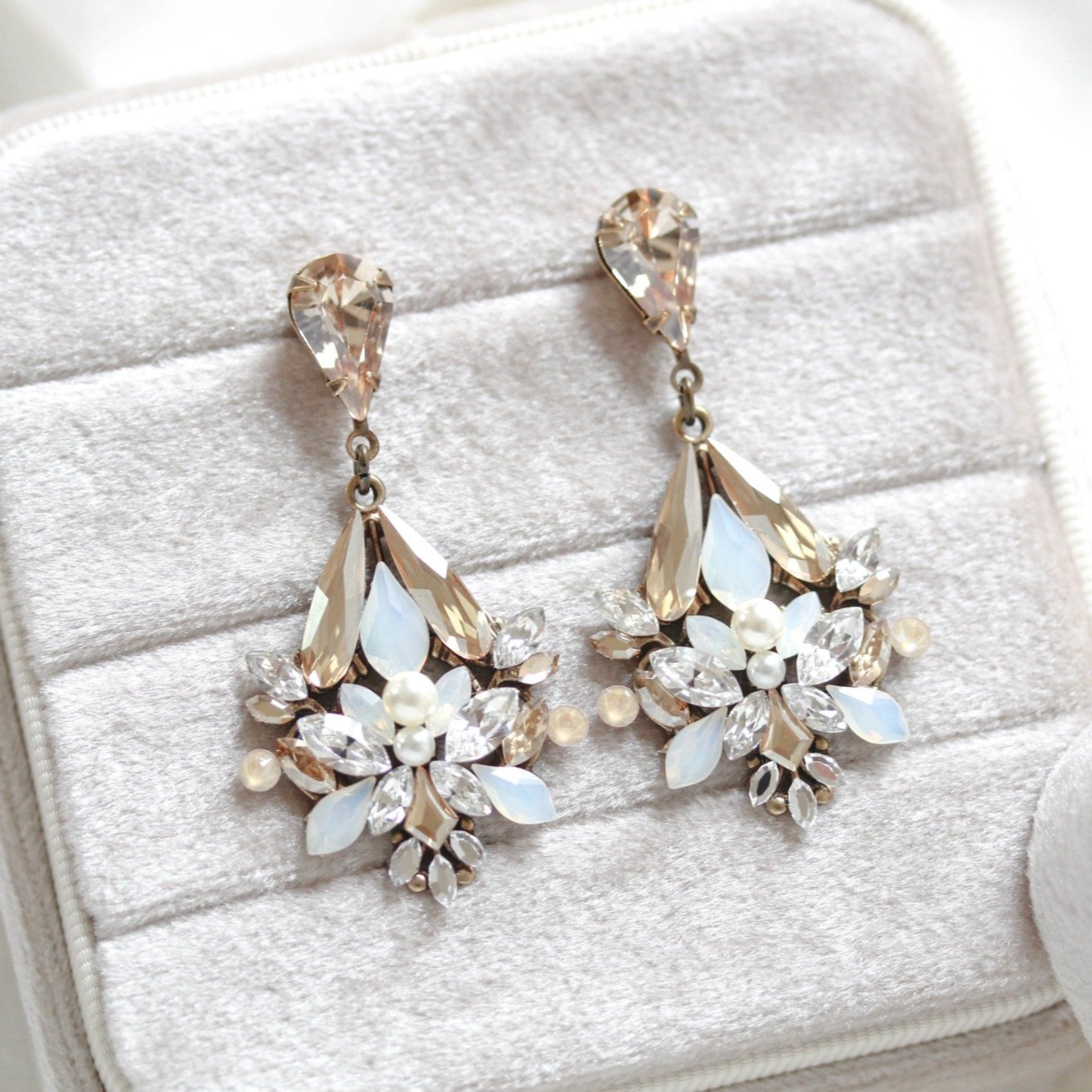 EDEN Crystal bridal earrings