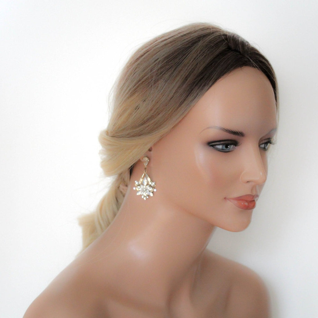 EDEN Crystal bridal earrings