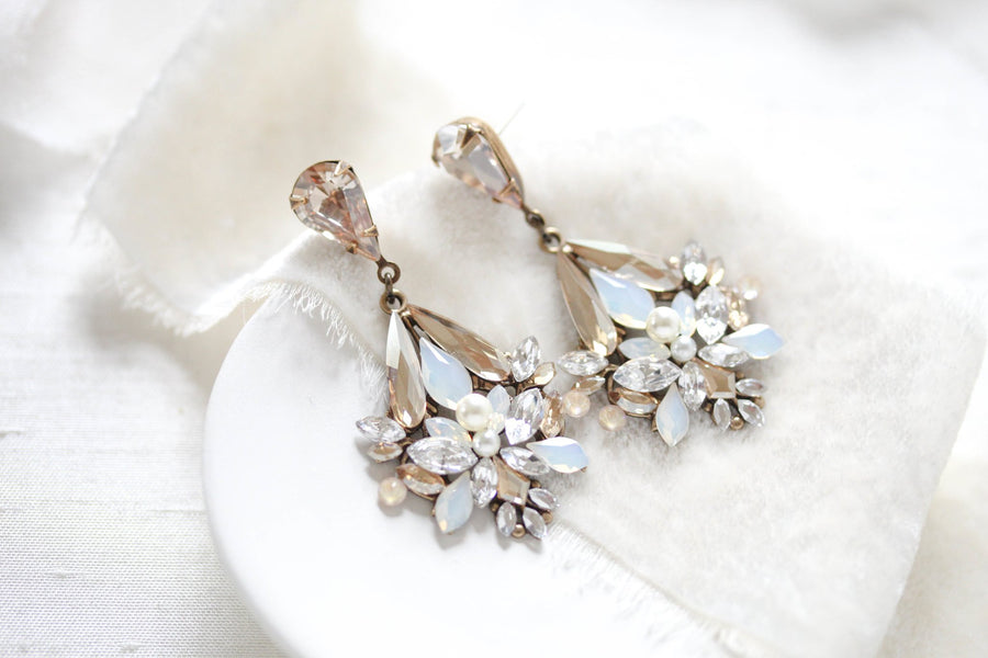 EDEN Crystal bridal earrings