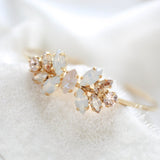FAITH Gold open bangle bracelet for bride