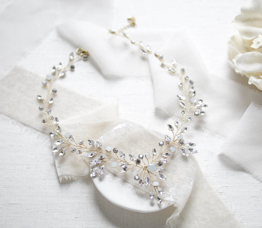 Fiona Crystal Bridal necklace