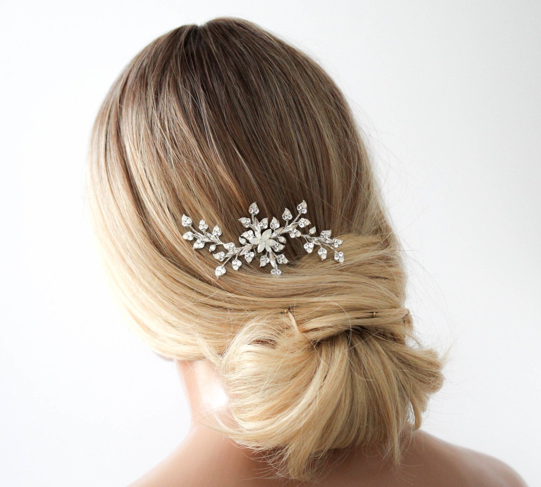 Floral Bridal hair comb - TERESA - Treasures by Agnes