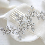 Floral Bridal hair comb - TERESA - Treasures by Agnes