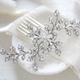 Floral Bridal hair comb - TERESA - Treasures by Agnes