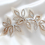 Floral Bridal hair comb - WILLOW - Treasures by Agnes
