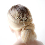 Floral Bridal hair comb - WILLOW - Treasures by Agnes
