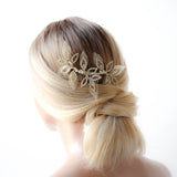 Floral Bridal hair comb - WILLOW - Treasures by Agnes