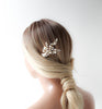 Floral Bridal hair comb with Freshwater pearls - LOLITA - Treasures by Agnes