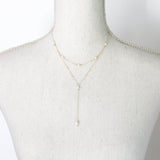 Genuine pearl Bridal backdrop necklace - ALEXANDRIA - Treasures by Agnes