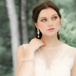 Long Swarovski crystal chandelier earrings - VERA - Treasures by Agnes
