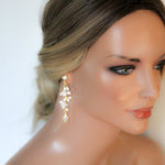 Gold Freshwater pearl earrings - LOLITA - Treasures by Agnes