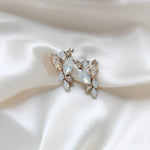 Gold stud earrings for bride - GLORIA - Treasures by Agnes
