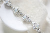 HARLEY White opal Crystal bracelet for brides - Treasures by Agnes