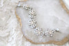 Ivory cream and White Opal Crystal Bridal bracelet - ROWAN - Treasures by Agnes