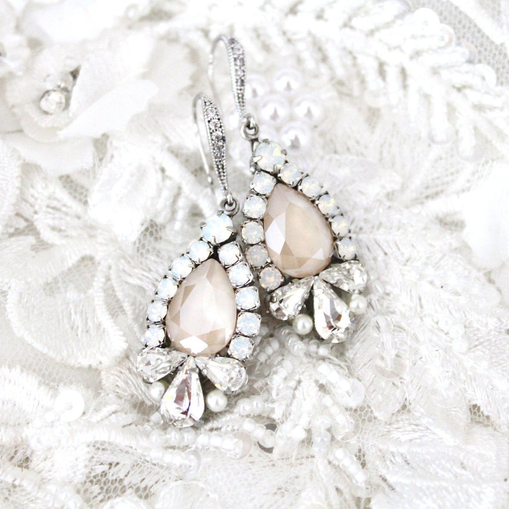 Delicate sales bridal earrings