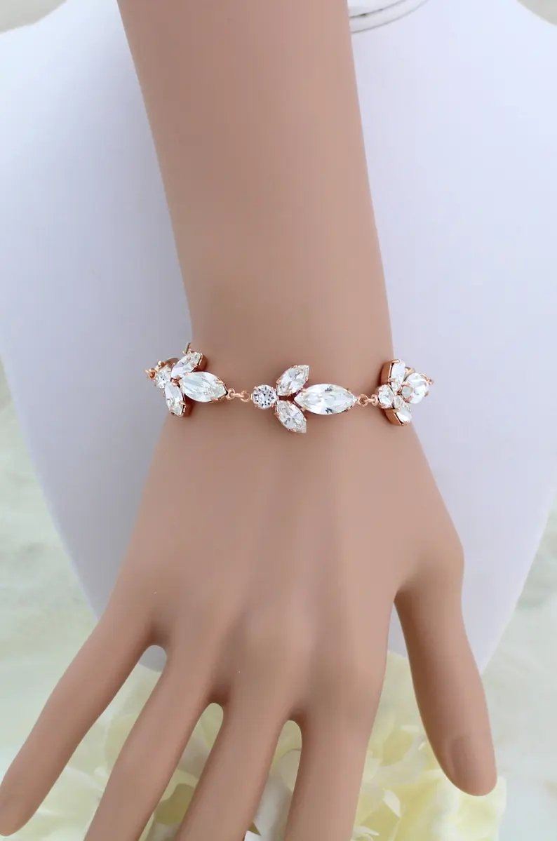 JOYCE opal statement wedding bracelet