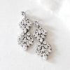 Large Haute Wedding earrings with crystals - ANGELINA - Treasures by Agnes