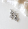 Large Haute Wedding earrings with crystals - ANGELINA - Treasures by Agnes