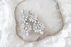 Large Haute Wedding earrings with crystals - ANGELINA - Treasures by Agnes