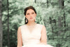 Large rose gold hoop style statement bridal earrings - VANESSA - Treasures by Agnes