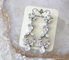 Long Chandelier Bridal earrings with Austrian crystals - HOPE - Treasures by Agnes