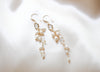 Long Freshwater pearl earrings for Bride - VIVIAN - Treasures by Agnes