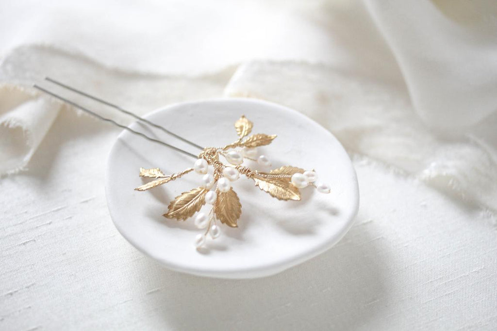Pearl Bridal hair pins - CAMERON - Treasures by Agnes